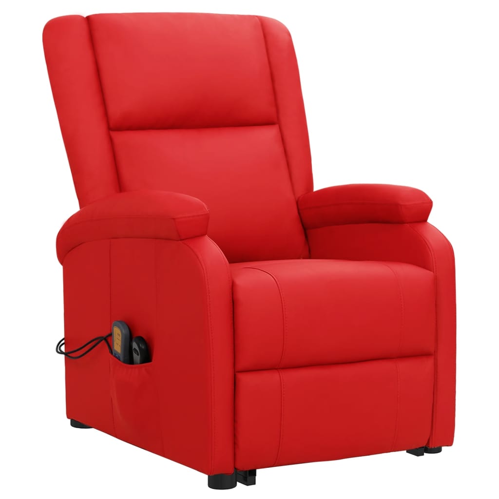 Fauteuil de massage Rouge Similicuir - XIOS
