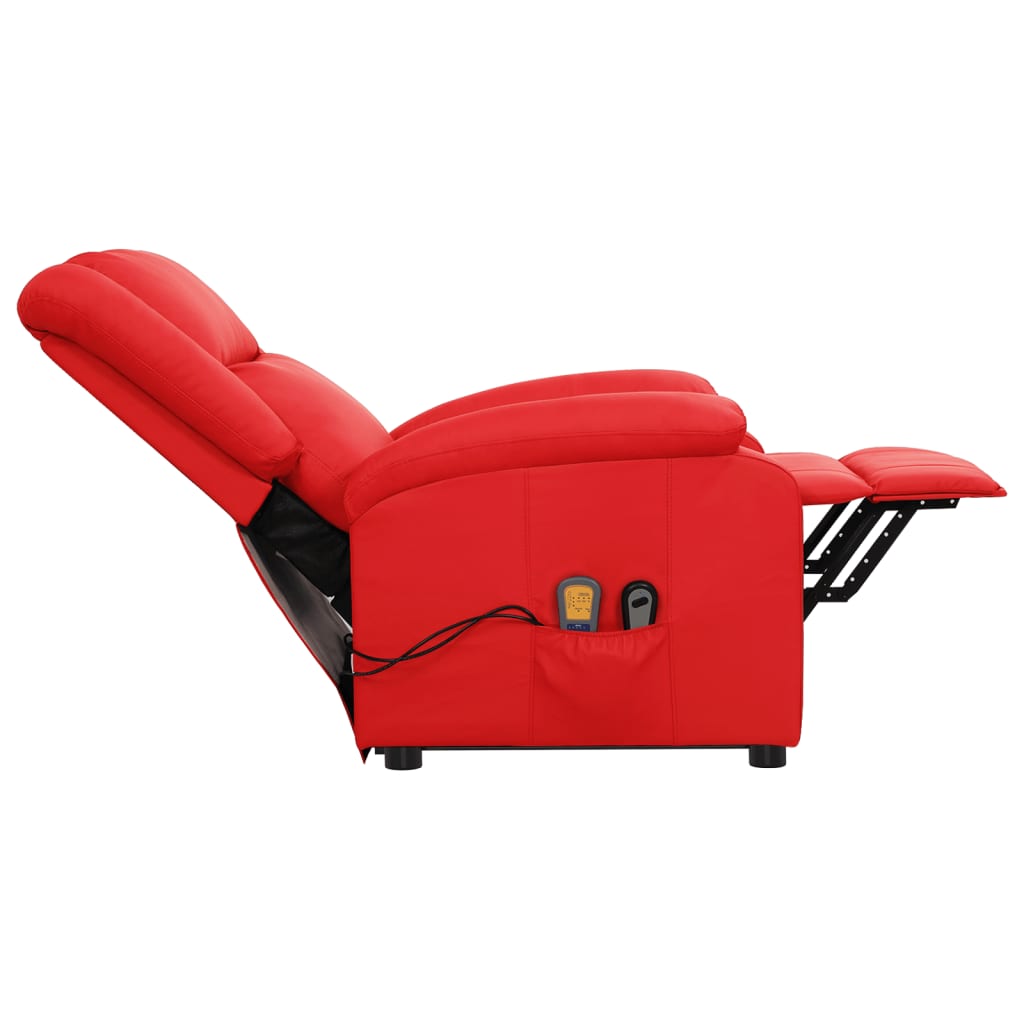 Fauteuil de massage Rouge Similicuir - XIOS