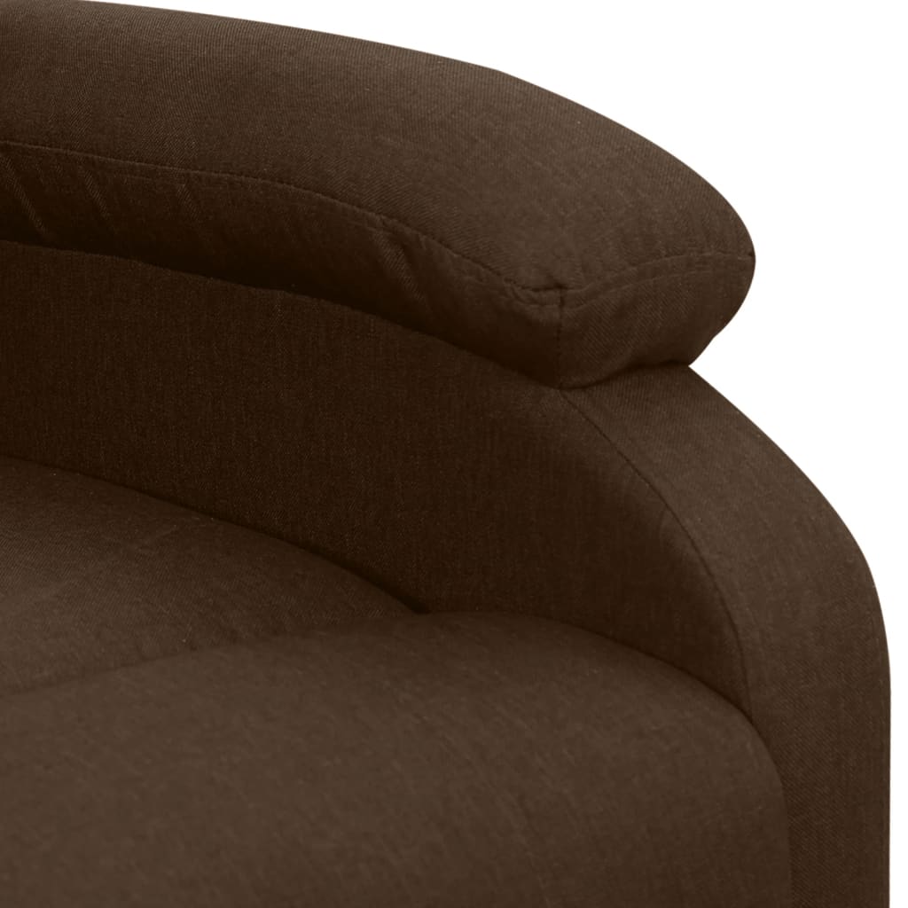 Fauteuil Marron foncé Tissu - XIOS