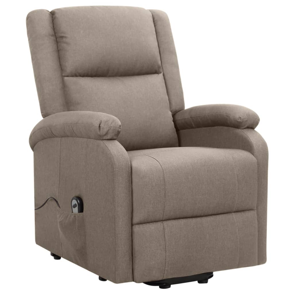 Fauteuil Taupe Tissu - XIOS