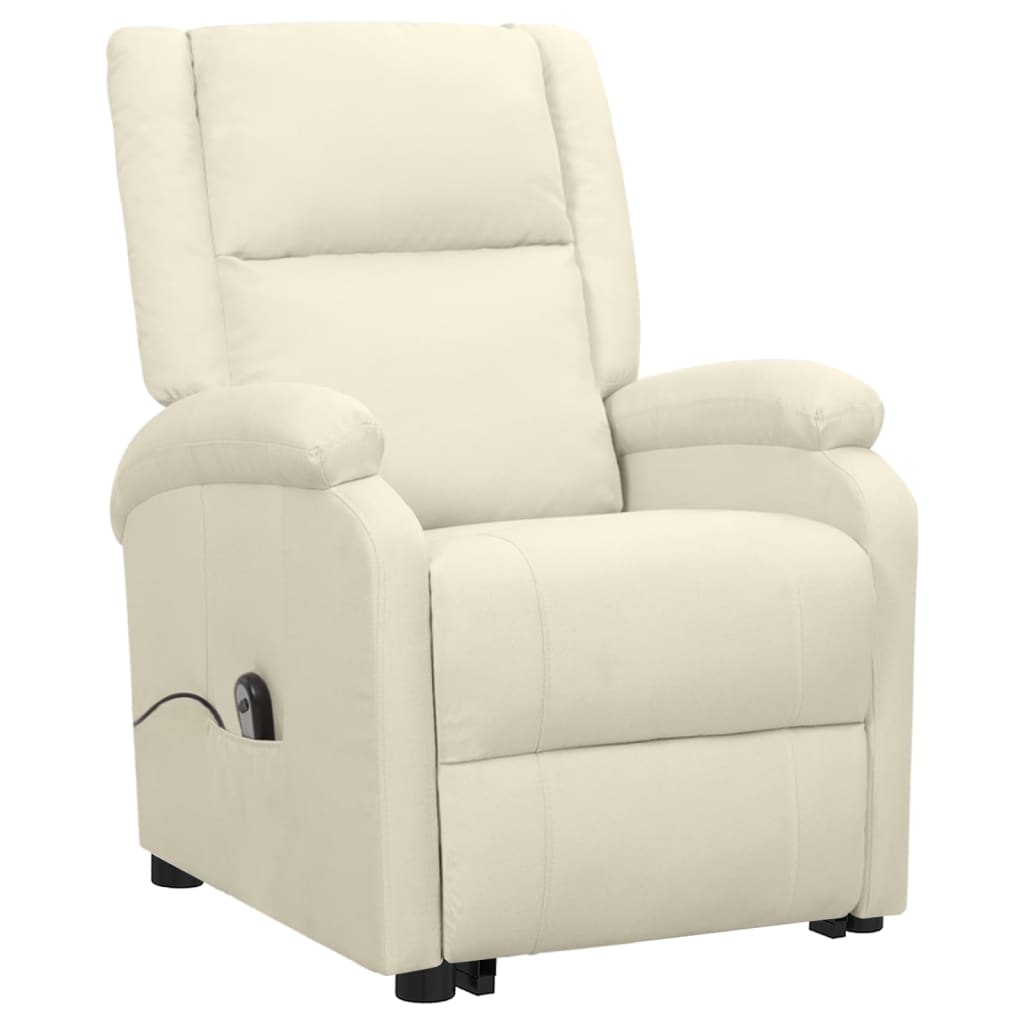 Fauteuil Crème Tissu - XIOS