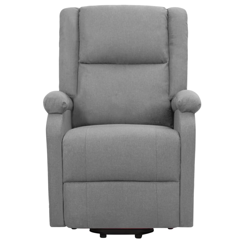 Fauteuil de massage inclinable Gris clair Tissu - XIOS