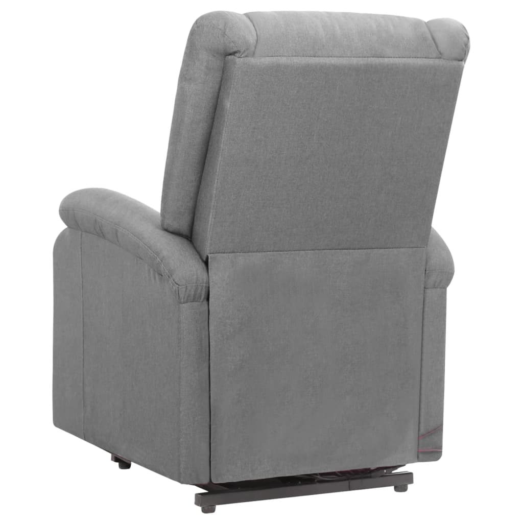 Fauteuil de massage inclinable Gris clair Tissu - XIOS