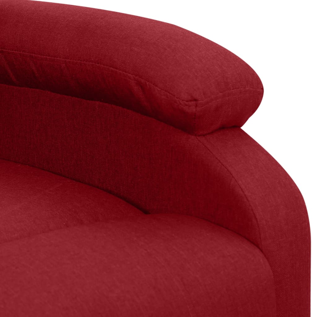 Fauteuil de massage Rouge bordeaux Tissu - XIOS