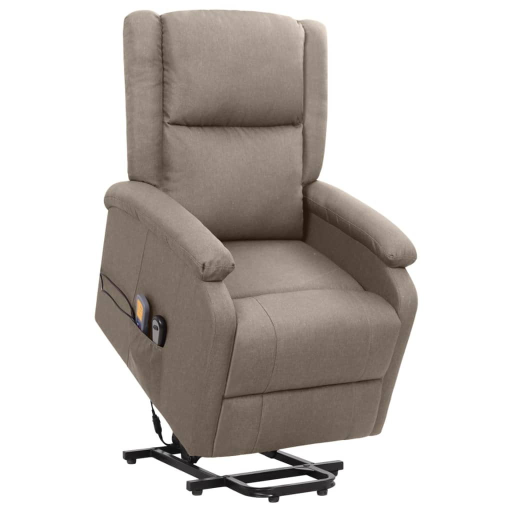 Fauteuil de massage Taupe Tissu - XIOS