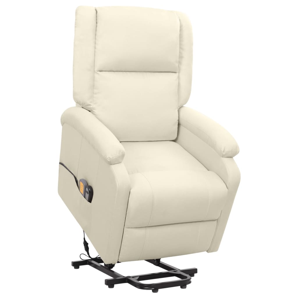 Fauteuil de massage Crème Tissu - XIOS