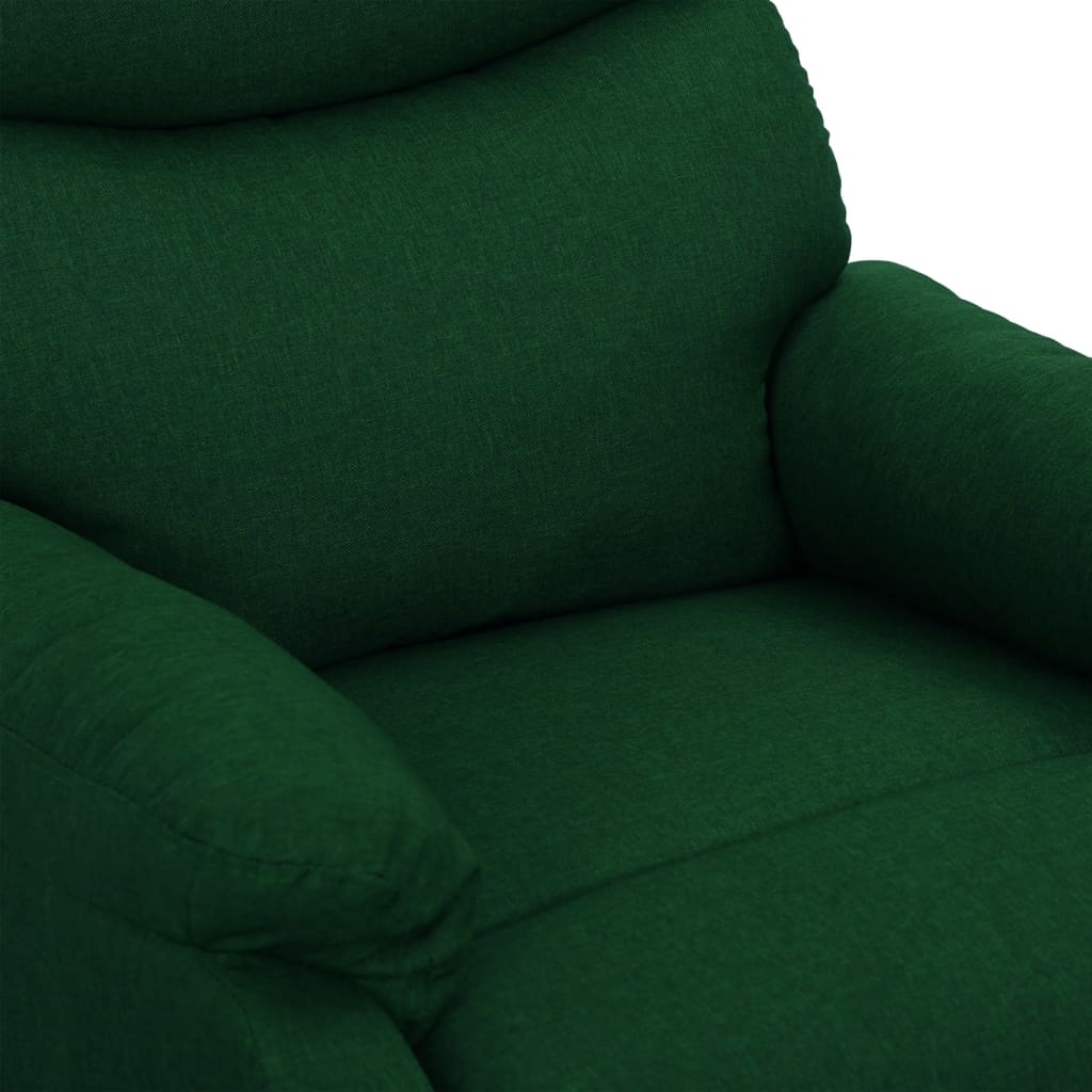 Fauteuil de massage Vert foncé Tissu - XIOS