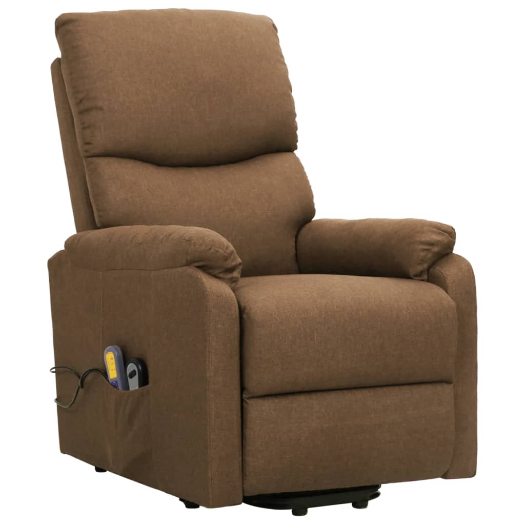 Fauteuil de massage Taupe Tissu
