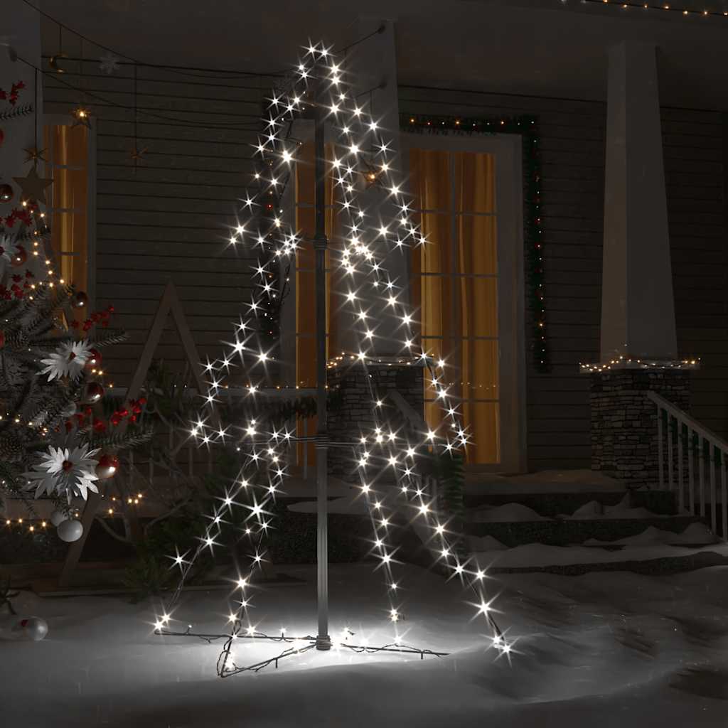 Arbre de Noël cône 160 LED d'intérieur/d'extérieur 78x120 cm - XIOS