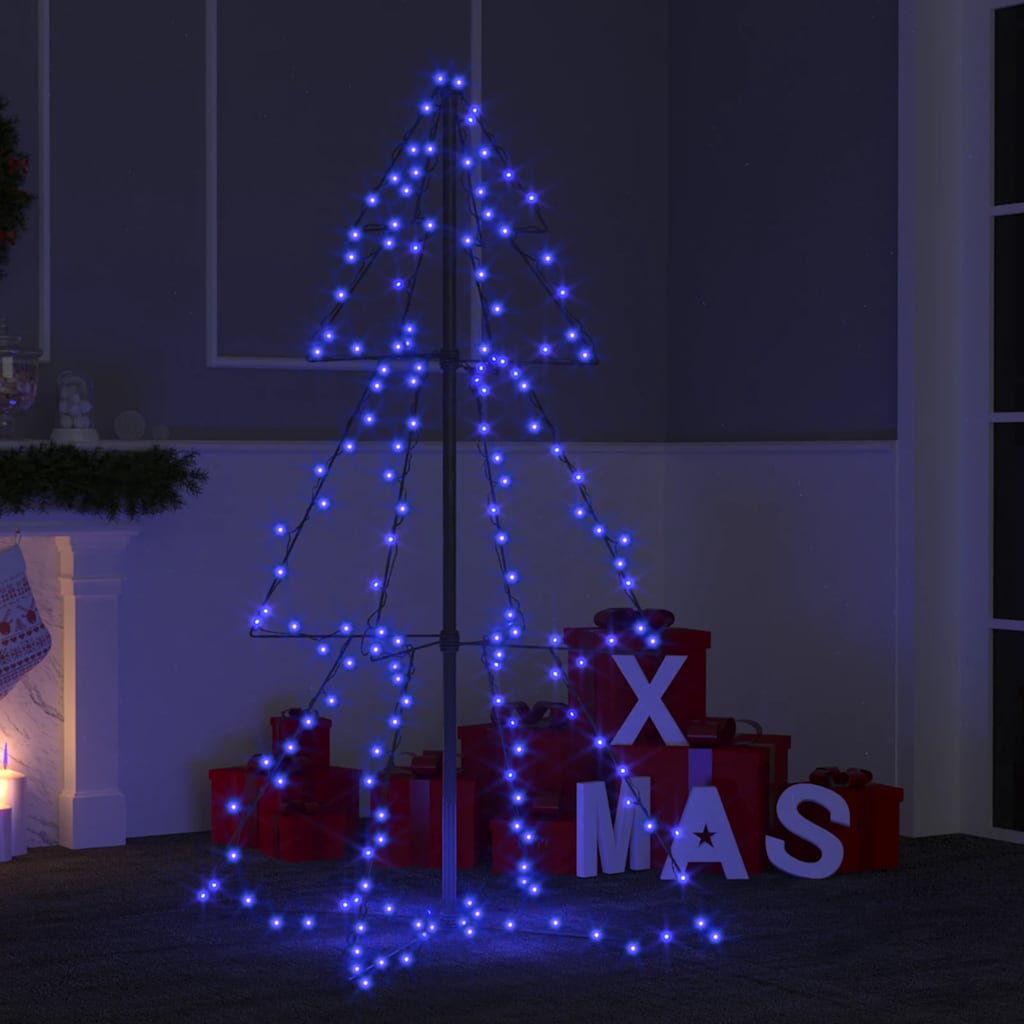 Arbre de Noël cône 160 LED d'intérieur/d'extérieur 78x120 cm - XIOS