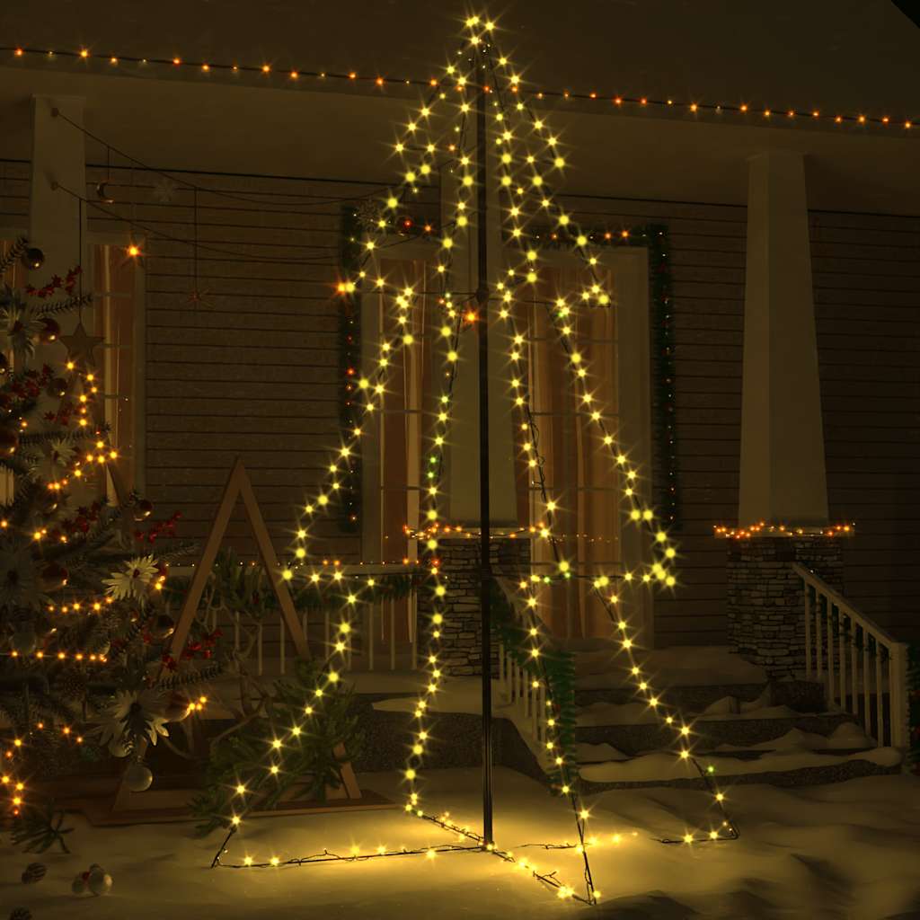 Arbre de Noël cône 240 LED d'intérieur/d'extérieur 118x180 cm - XIOS
