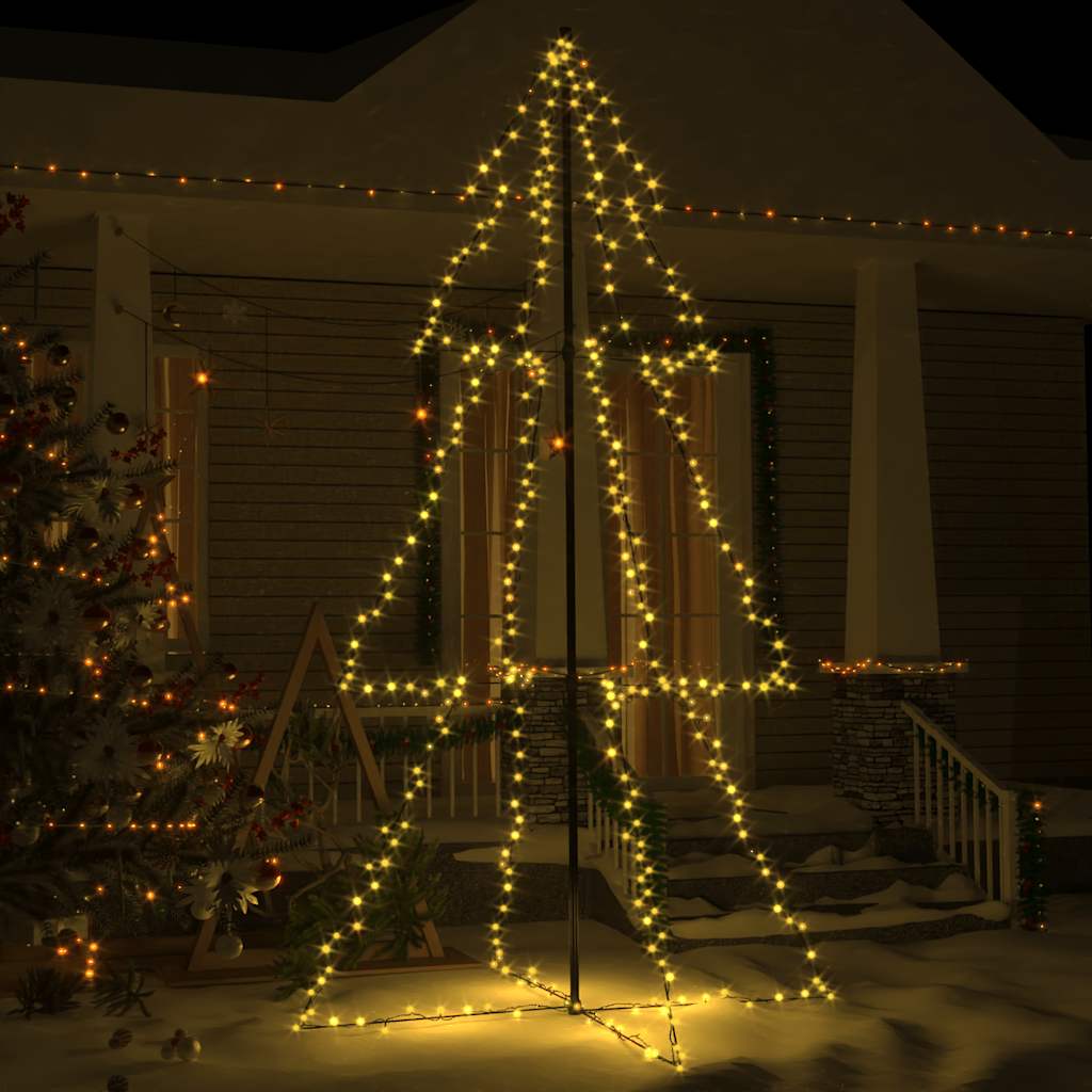 Arbre de Noël cône 300 LED d'intérieur/d'extérieur 120x220 cm - XIOS