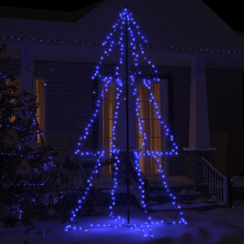 Arbre de Noël cône 300 LED d'intérieur/d'extérieur 120x220 cm - XIOS
