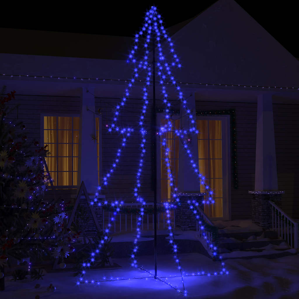 Arbre de Noël cône 360 LED d'intérieur/d'extérieur 143x250 cm - XIOS