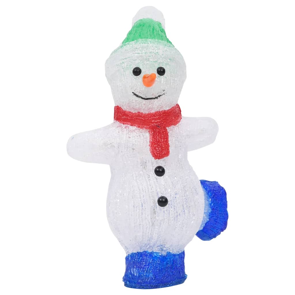 Silhouette de bonhomme de neige de Noël LED Acrylique 30 cm - XIOS