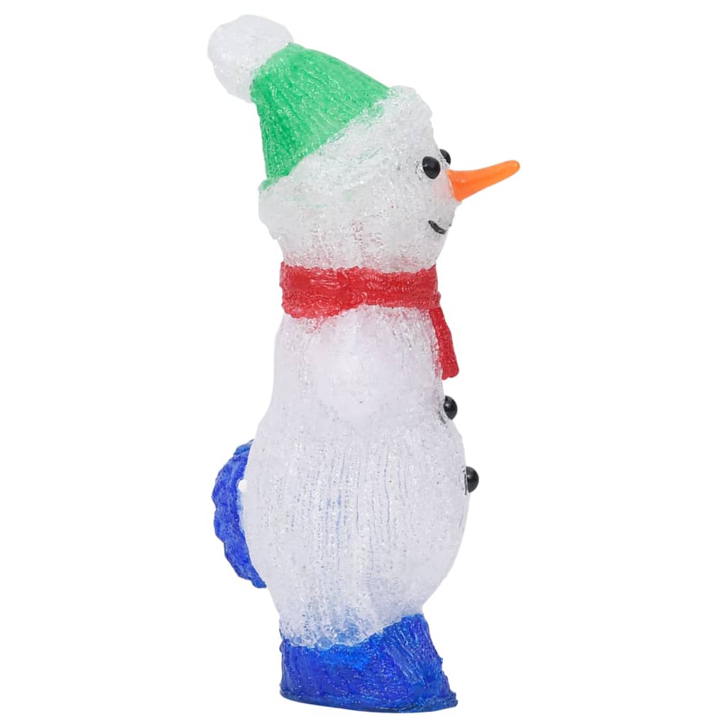 Silhouette de bonhomme de neige de Noël LED Acrylique 30 cm - XIOS