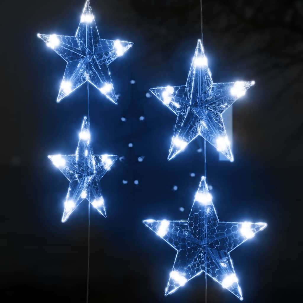 Guirlande lumineuse à étoiles LED 500 LED Bleu 8 fonctions - XIOS