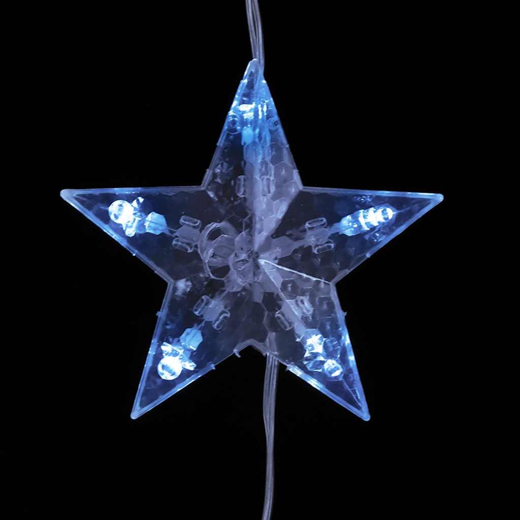 Guirlande lumineuse à étoiles LED 500 LED Bleu 8 fonctions - XIOS