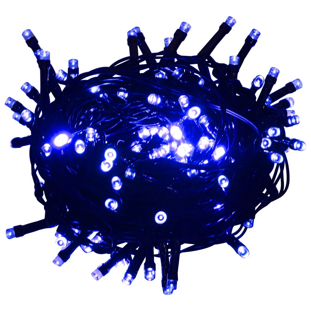 Guirlande lumineuse 400 LED Bleu 40 m 8 effets lumineux - XIOS