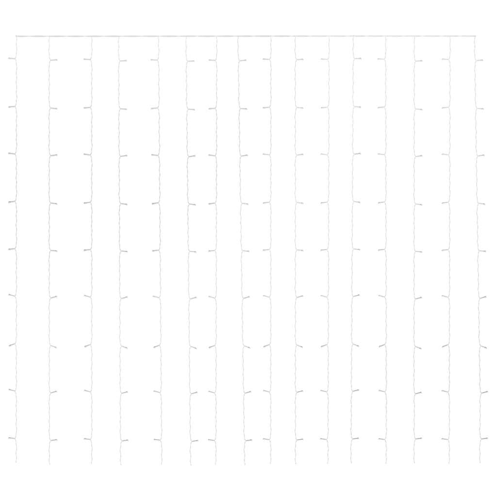 Rideaux lumineux à LED 3x3 m 300 LED Blanc froid 8 fonctions - XIOS