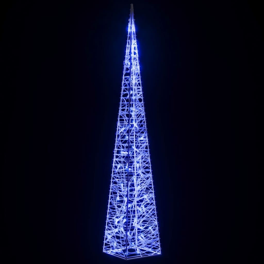 Cône lumineux décoratif à LED Acrylique Bleu 120 cm - XIOS
