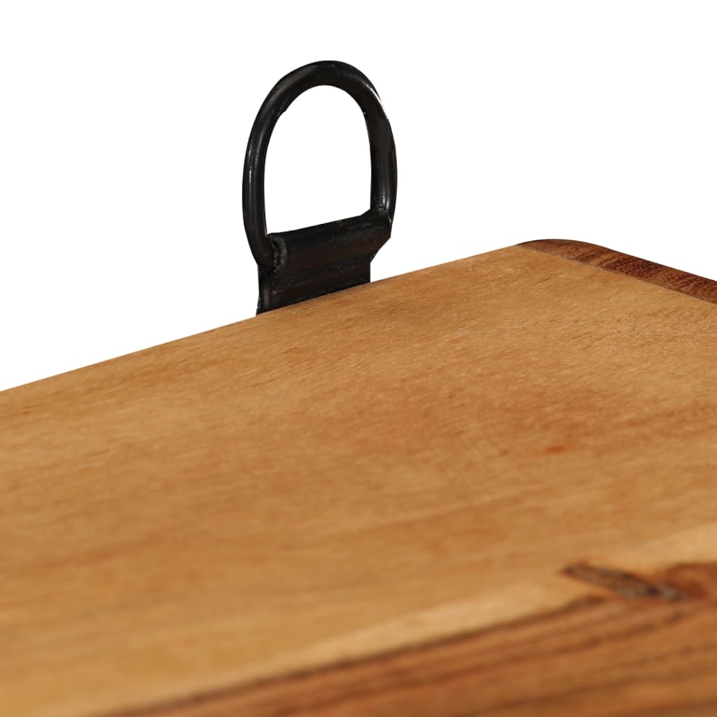 Ensemble d'étagères murales cube 3 pcs Bois d'acacia solide - XIOS