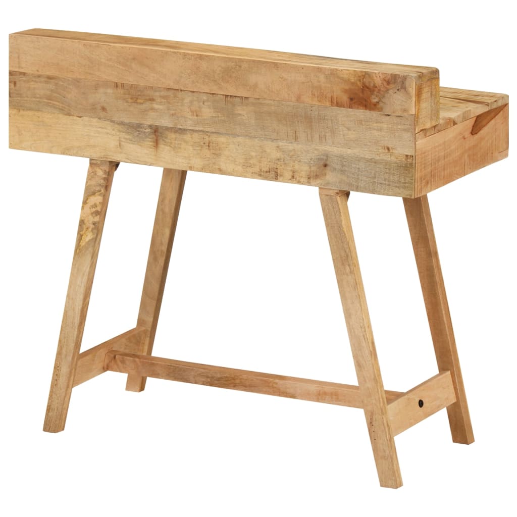 Bureau 100x45x90 cm Bois de manguier brut solide - XIOS