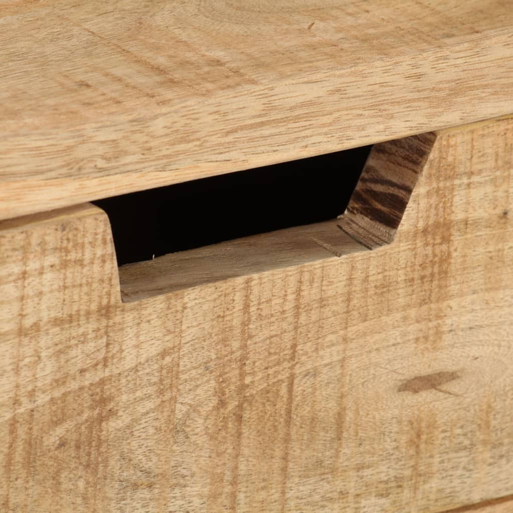 Bureau 100x45x90 cm Bois de manguier brut solide - XIOS