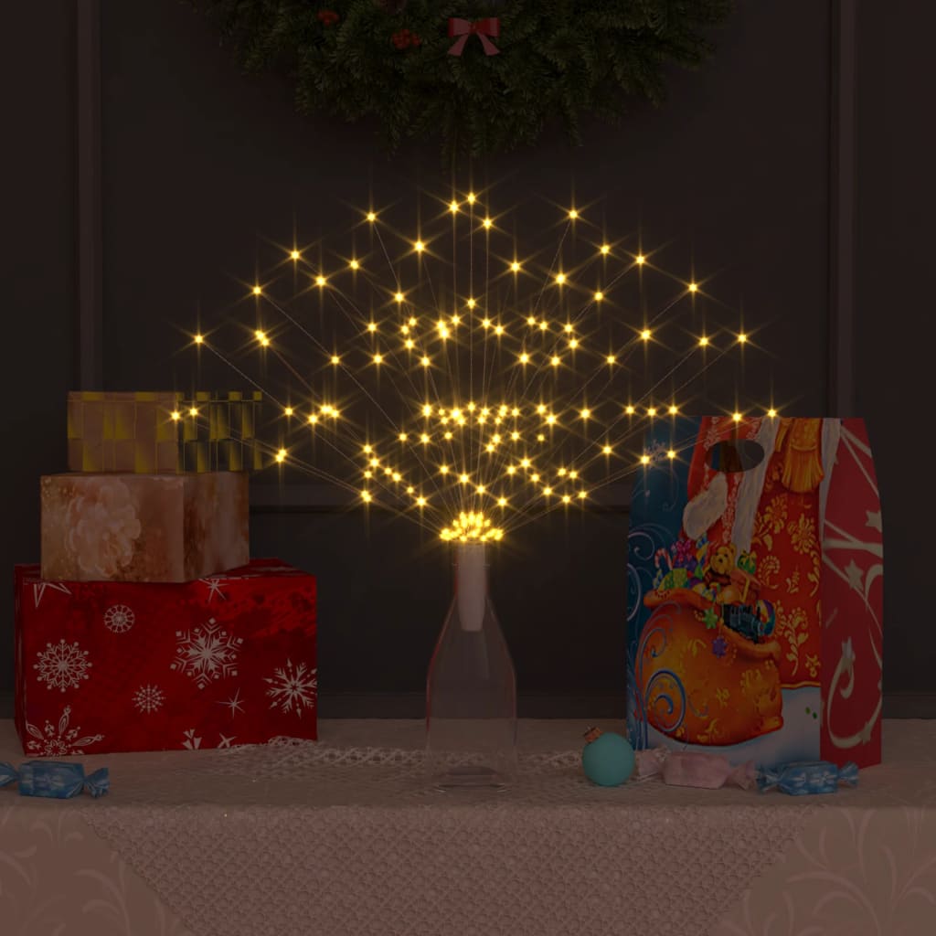 Feux d'artifice de Noël d'extérieur 10 pcs Blanc 20 cm 1400 LED - XIOS