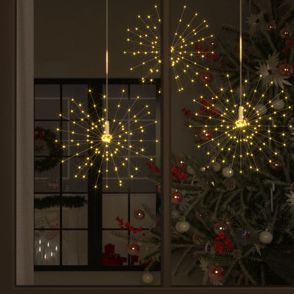 Feux d'artifice de Noël d'extérieur 10 pcs Blanc 20 cm 1400 LED - XIOS