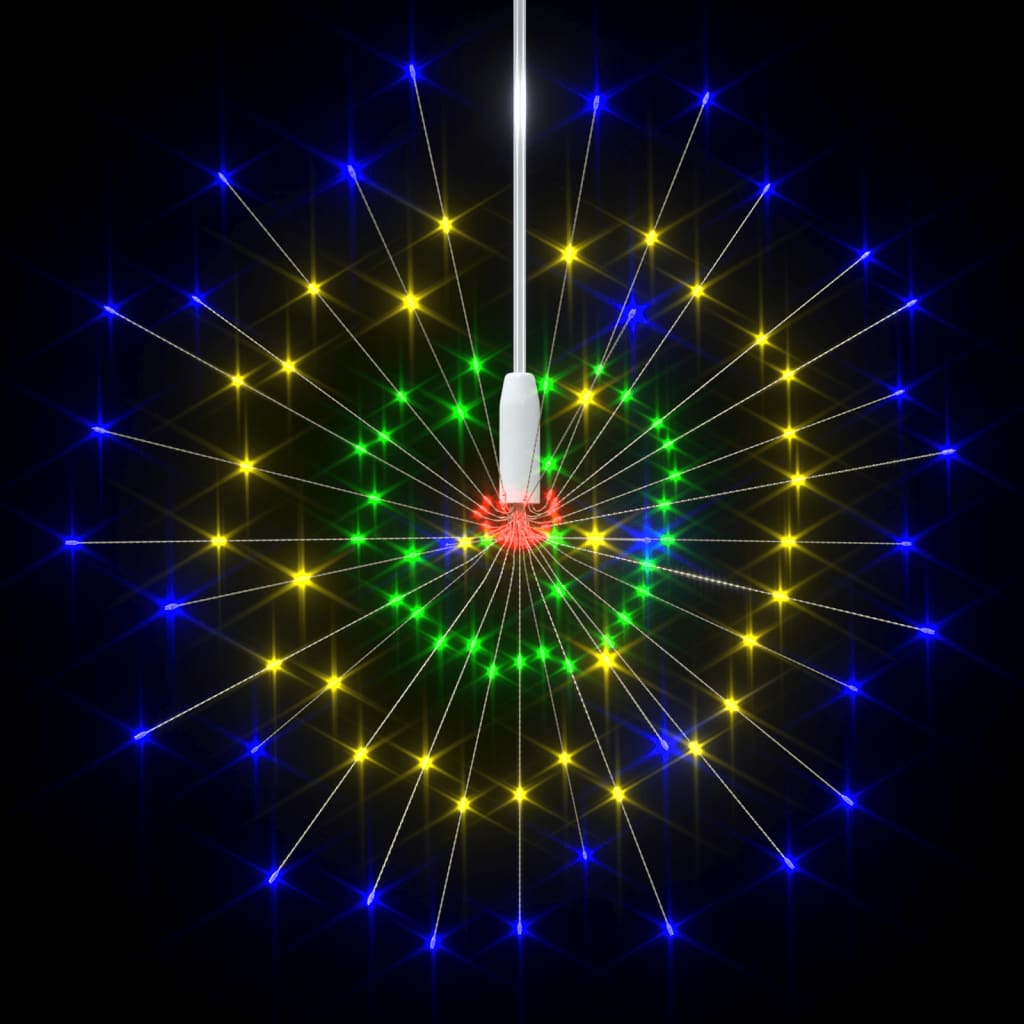 Feux d'artifice Noël d'extérieur 4 pcs Multicolore 20cm 560 LED - XIOS