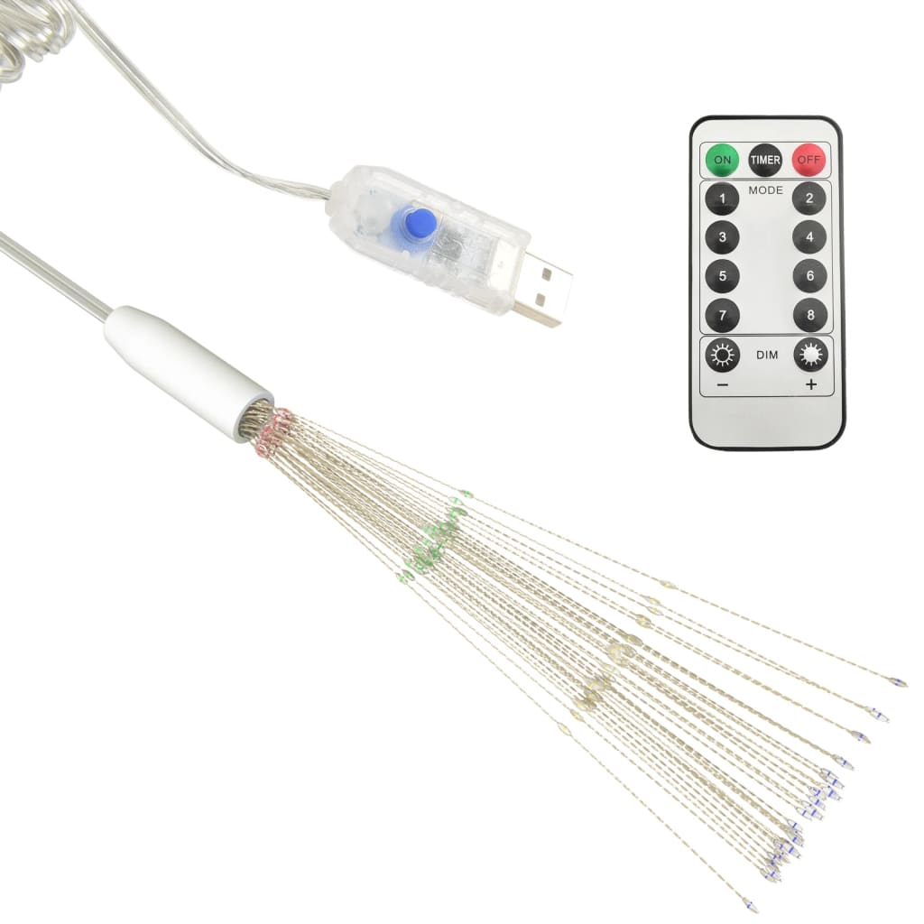 Feux d'artifice Noël extérieur 10 pcs Multicolore 20cm 1400 LED - XIOS