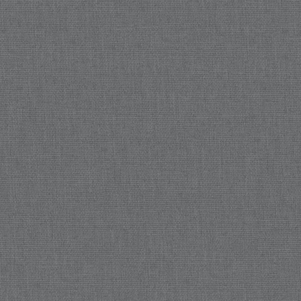 Lit pour bébé avec matelas Gris foncé Tissu de lin - XIOS