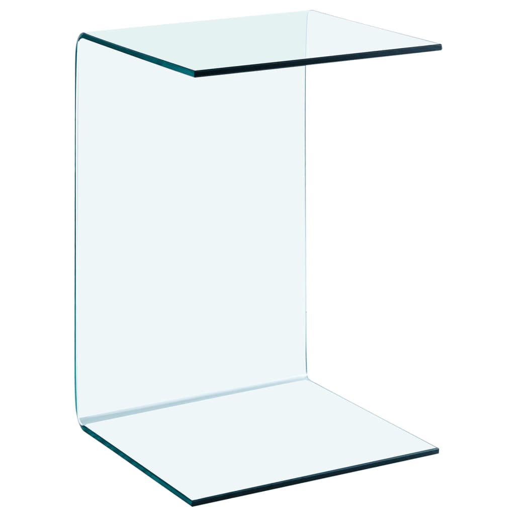 Table d'appoint 40x40x60 cm Verre trempé - XIOS