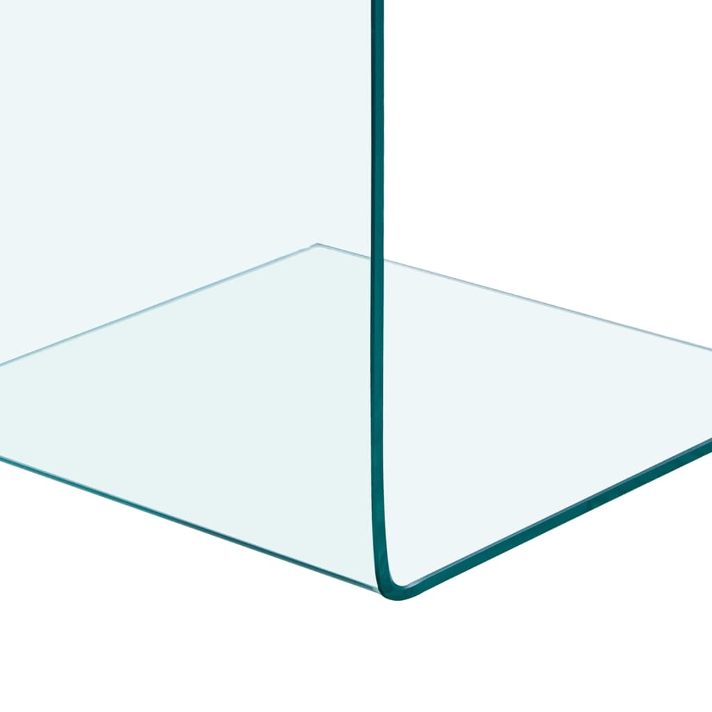 Table d'appoint 40x40x60 cm Verre trempé - XIOS