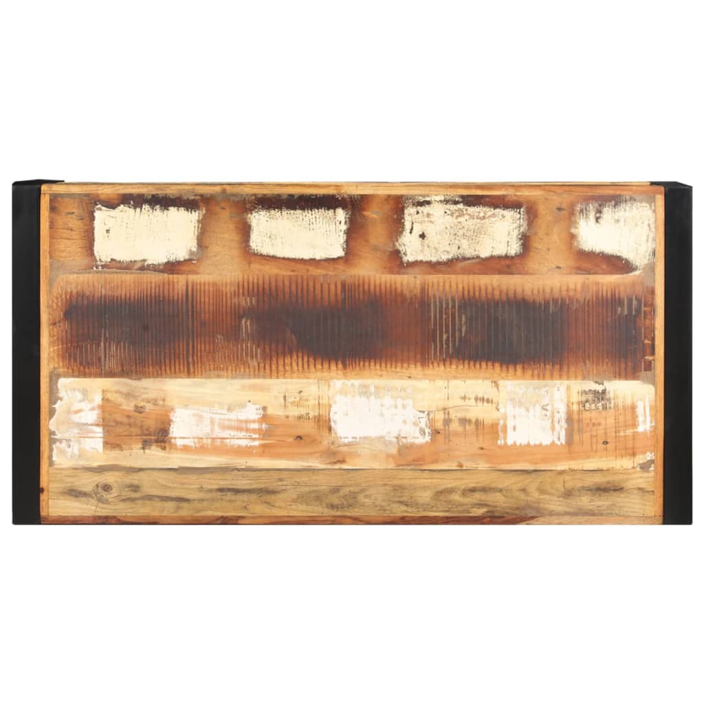 Table basse 120x60x40 cm Bois de récupération solide - XIOS