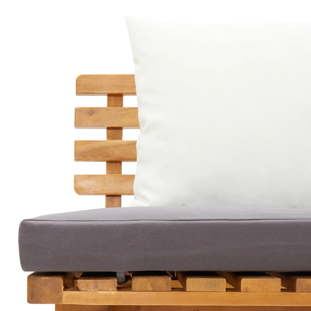 Lit de repos de jardin 200x65 cm Bois d'acacia solide - XIOS