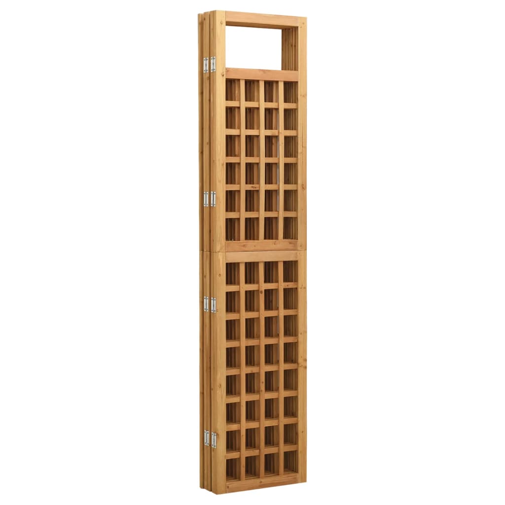 Cloison de séparation à 5 panneaux/treillis bois sapin massif - XIOS