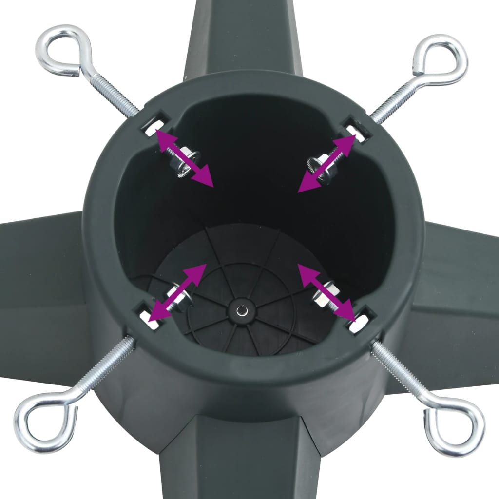 Support de sapin de Noël Vert 55,5x55,5x15 cm - XIOS