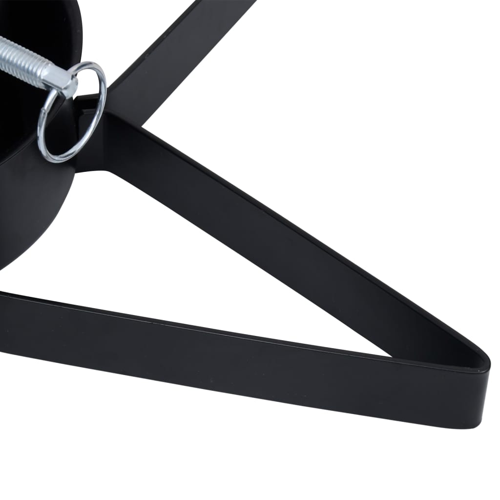 Support de sapin de Noël Noir 47x47x13,5 cm - XIOS