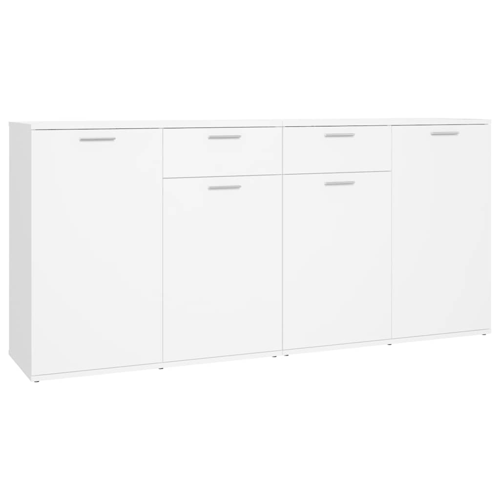 Buffet Blanc 160x36x75 cm Aggloméré - XIOS