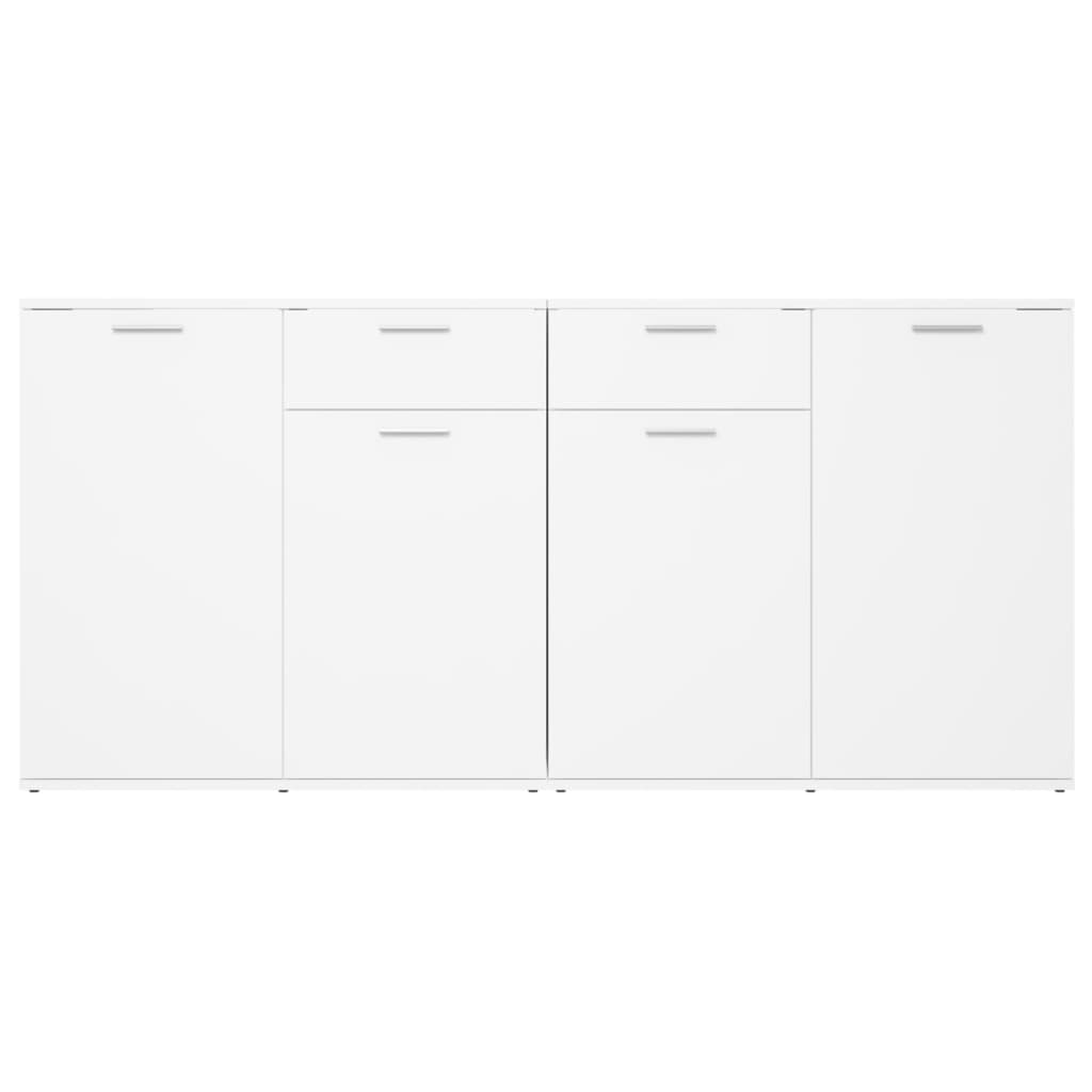 Buffet Blanc 160x36x75 cm Aggloméré - XIOS