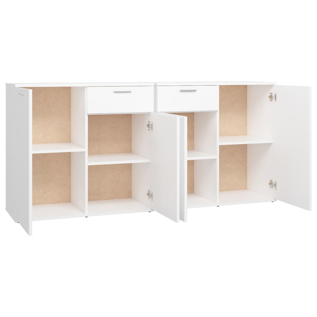 Buffet Blanc 160x36x75 cm Aggloméré - XIOS