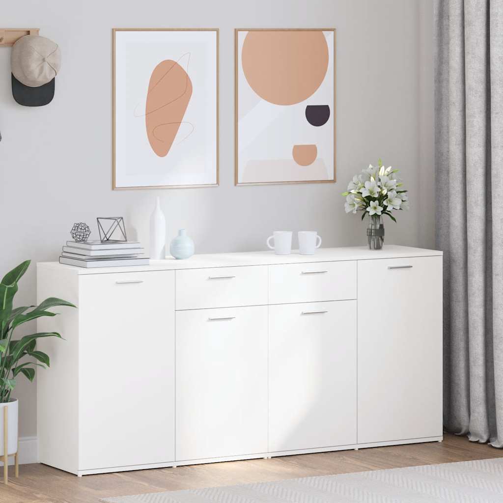 Buffet Blanc 160x36x75 cm Aggloméré - XIOS