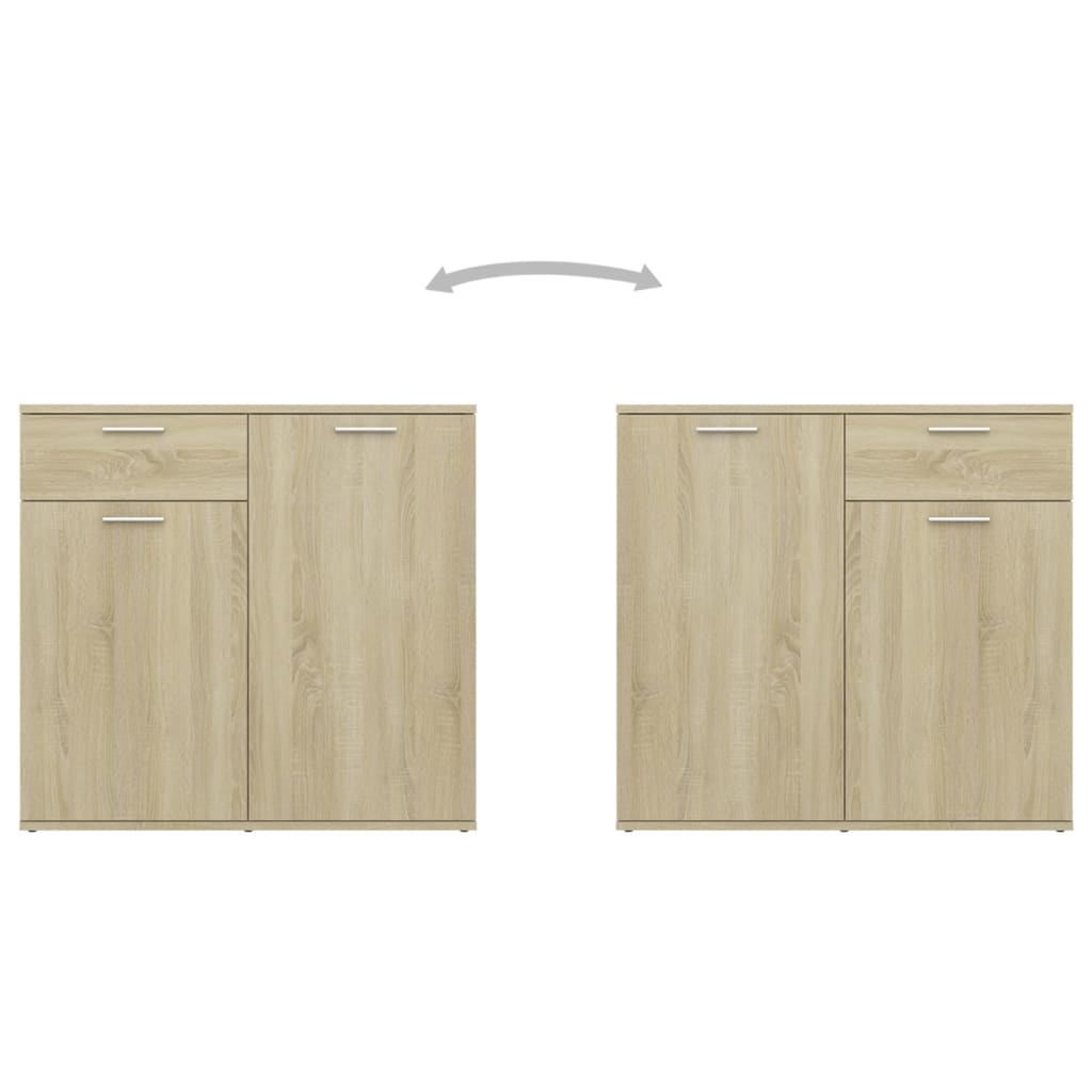 Buffet Chêne sonoma 160x36x75 cm Bois d'ingénierie - XIOS