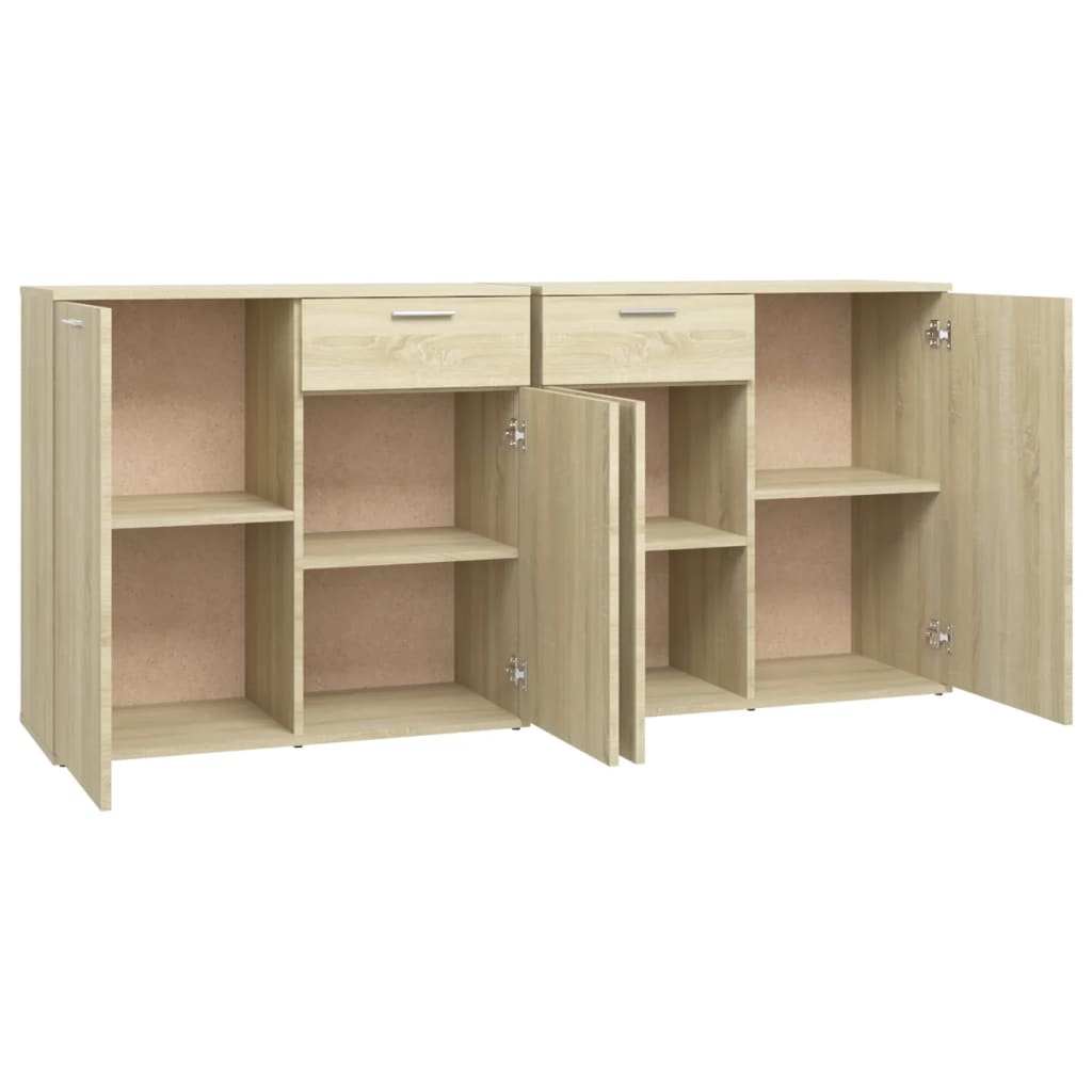 Buffet Chêne sonoma 160x36x75 cm Bois d'ingénierie - XIOS