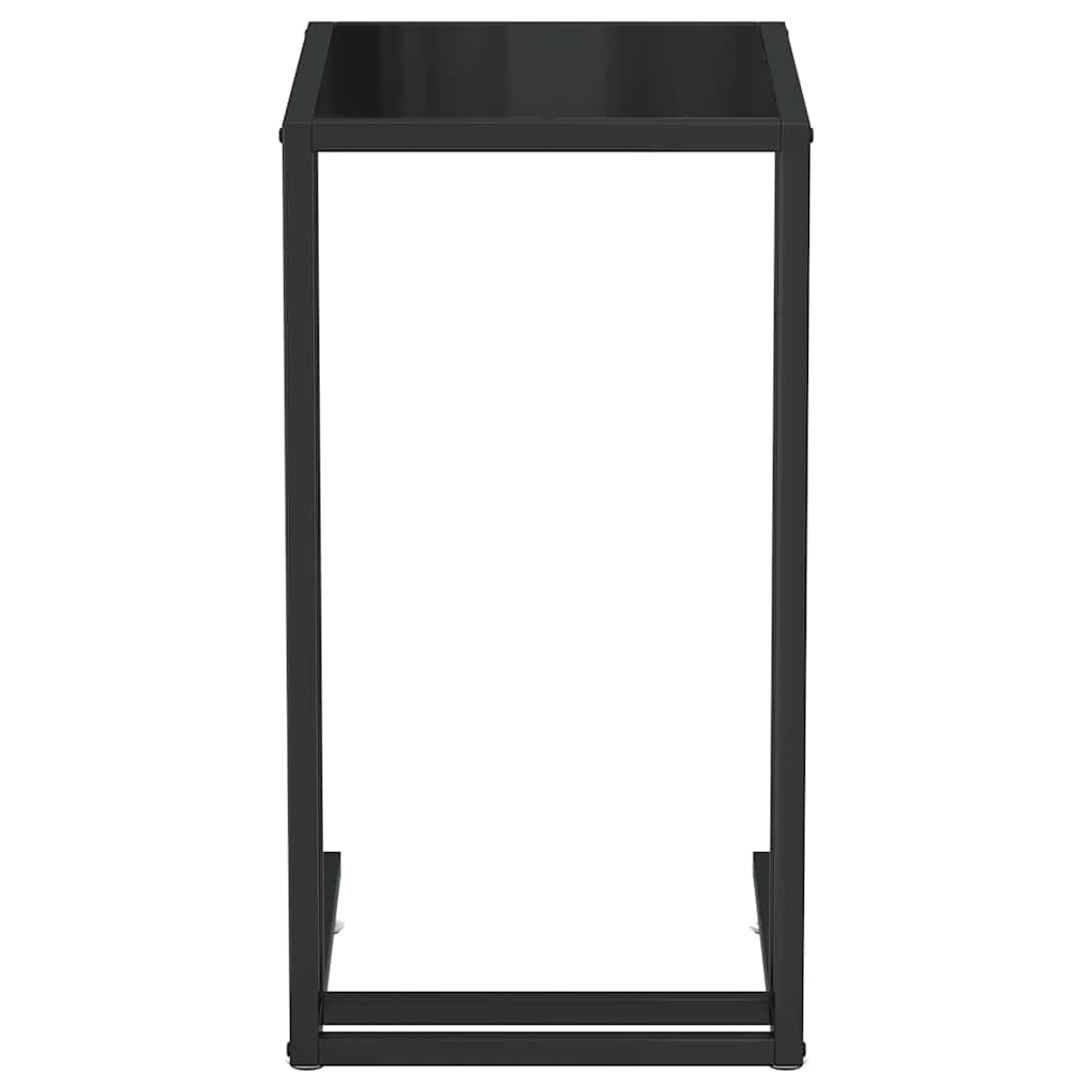 Table d'appoint pour ordinateur Noir 50x35x65 cm Verre trempé - XIOS