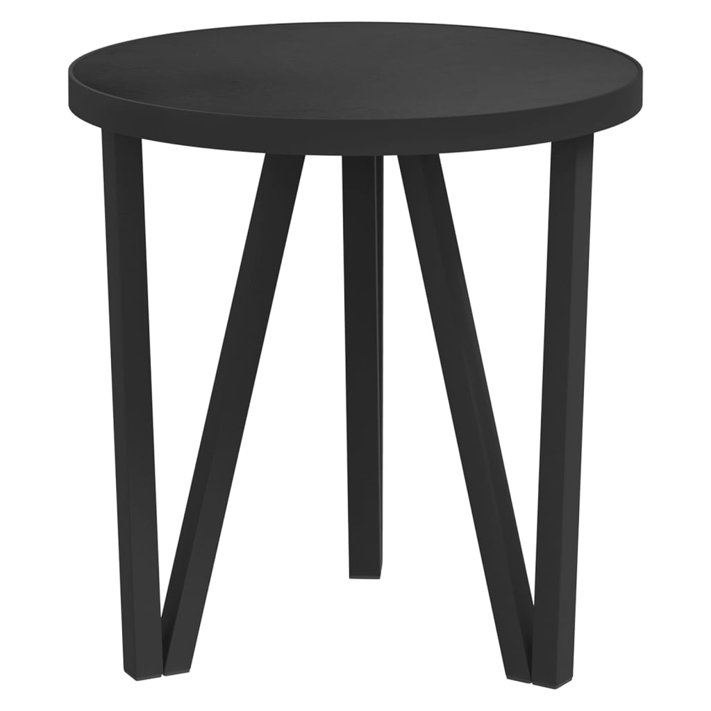 Table à thé Noir Ø35 cm MDF - XIOS