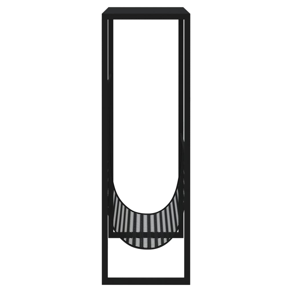 Porte-revue Noir 35x15x45 cm Acier - XIOS