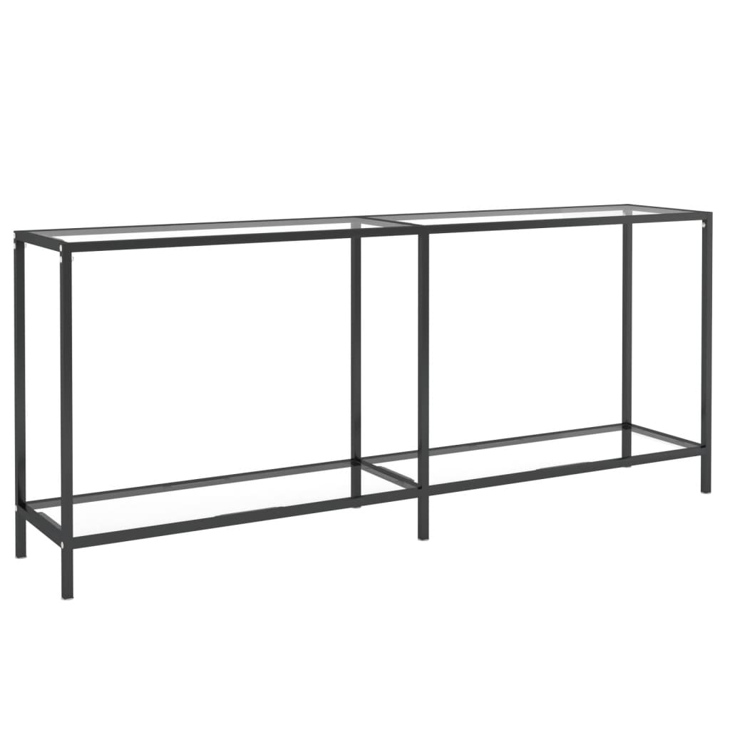 Table console Transparent 180x35x75,5 cm Verre trempé - XIOS